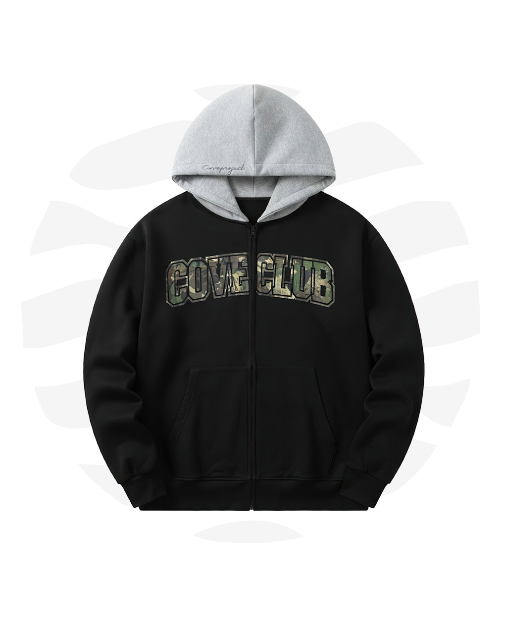 Zip Hoodie - Camo Club