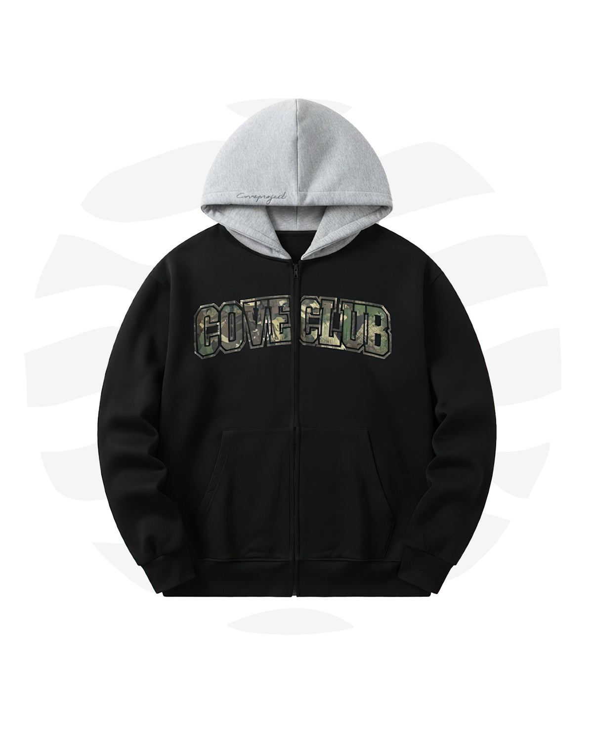 Zip Hoodie - Camo Club